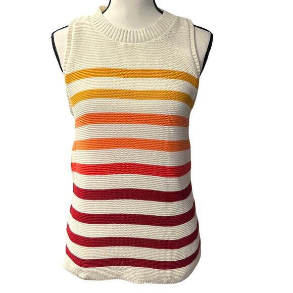 Lucky Brand Tops - Lucky Brand Women's Striped Knit Tank Top Size M